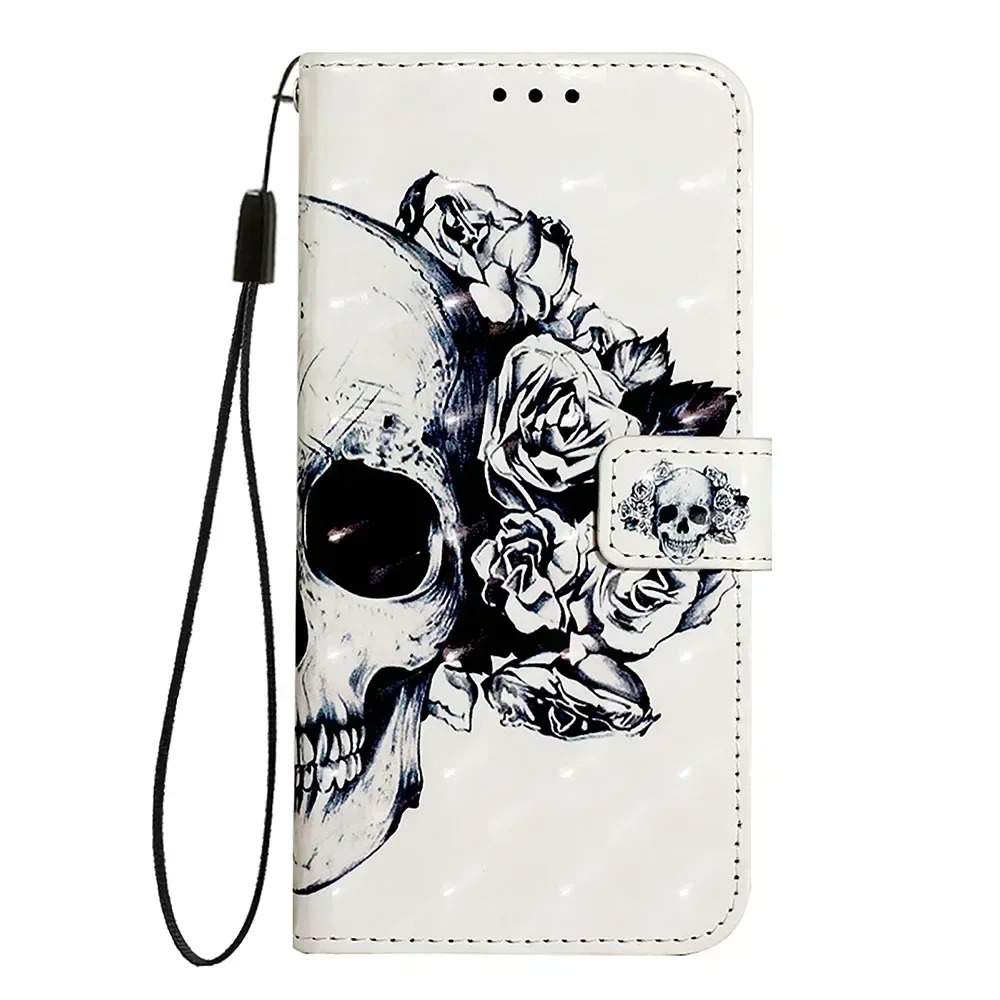 Colorful PU Leather Flip Wallet Phone Case with Card Holder