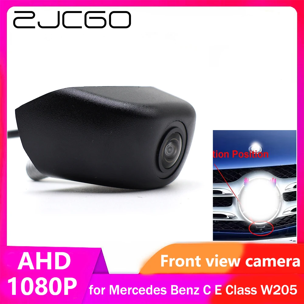 

ZJCGO AHD CVBS 1080P 170° Car LOGO Parking Front View Camera for Mercedes Benz C E Class W205 S205 A205 C205 W213 S213 C238