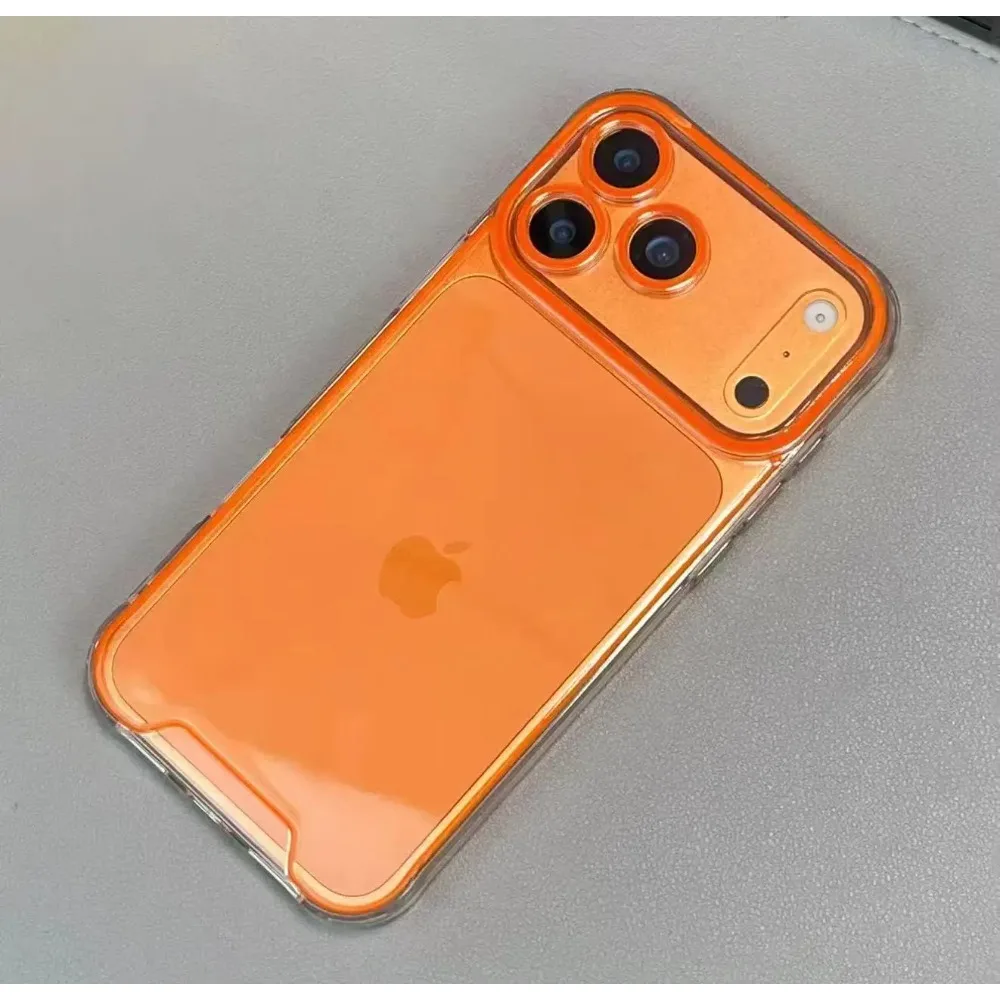 Luminous Clear Silicone Shockproof Phone Case with Night Lighting Feature