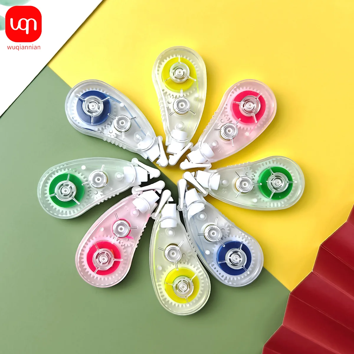 Correction Tape Highlighter Tape Correction Supplies Highlighter Correction Tape Cute Multi Functional Labeling Masking Tape Erasable Marker Silky Correction for School Office