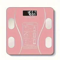 Intelligent Bluetooth Electronic Weighing Scale Percentage Wireless Digital Bathroom Scale 1pc Accurately Measures Body Fat. 2