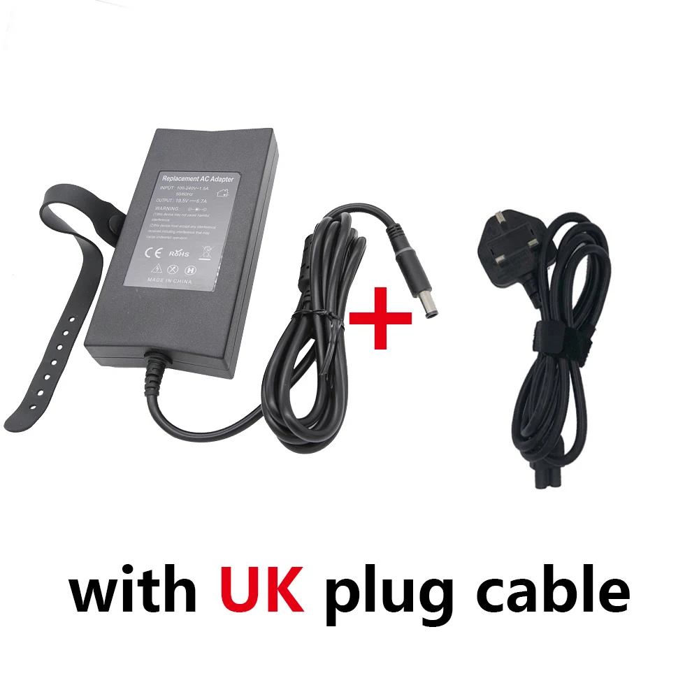Adaptador do Carregador do Portátil para Dell 19.5v 6.7a 130w 7450 Dell G33590 G55587 Inspiron 7577 7567 G3-3579 7720 G3-3779 7566 7559 P65f - Imagem 5