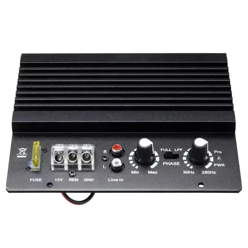 뉴카 오디오 12V600W 싱글 채널 베이스 파워 앰프 고출력 앰프