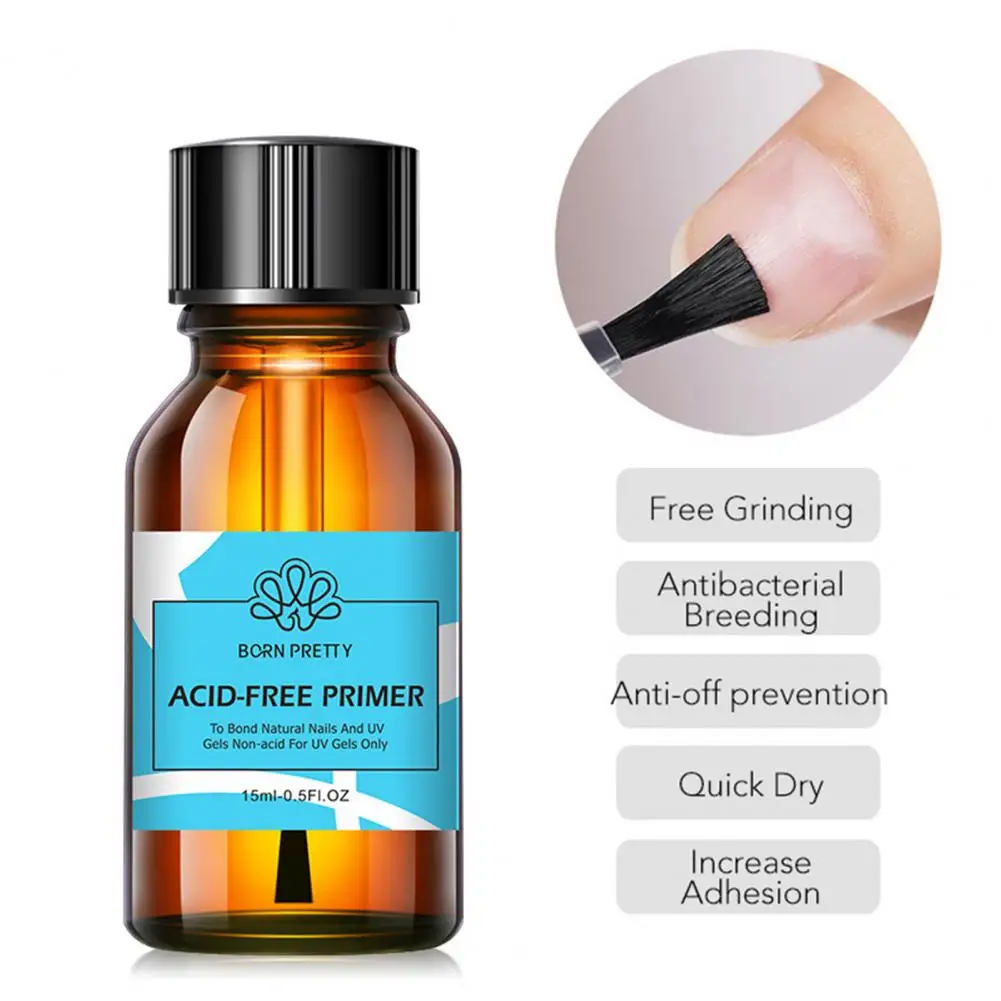 Manicure Design Nail Primer Liquid Brilliant for Party Superior Protein Bonding for Party