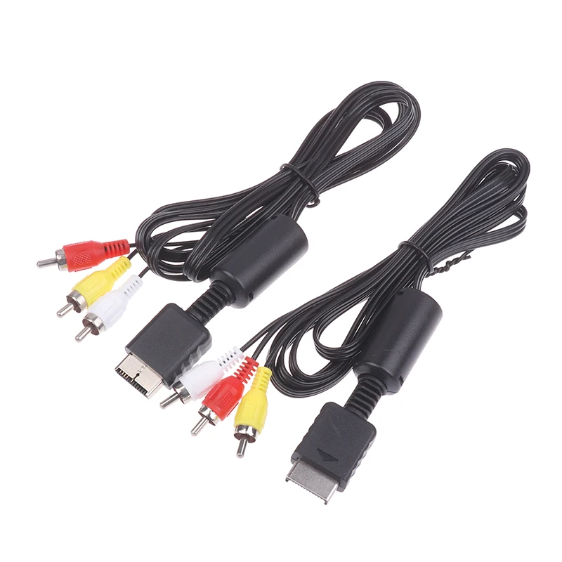 콘솔 오디오 비디오용 새로운 1/2/3Pcs AV 케이블 LCD 모니터 TV 와이어 변환기 어댑터에 게임 플레이어를 연결하는 연장 코드