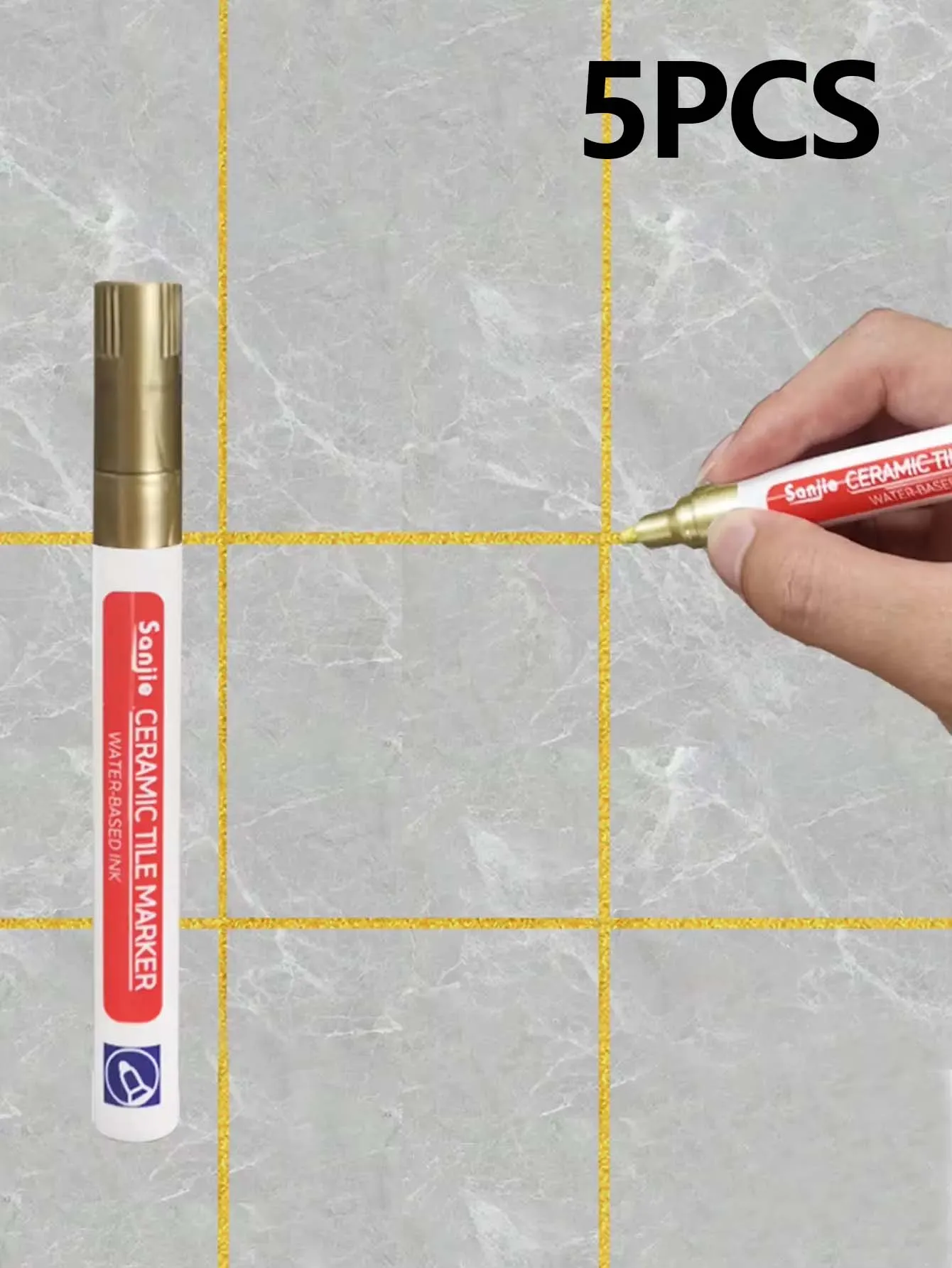 Ceramic Tile Waterproof Repair Pen for Bathroom and Floor Gaps