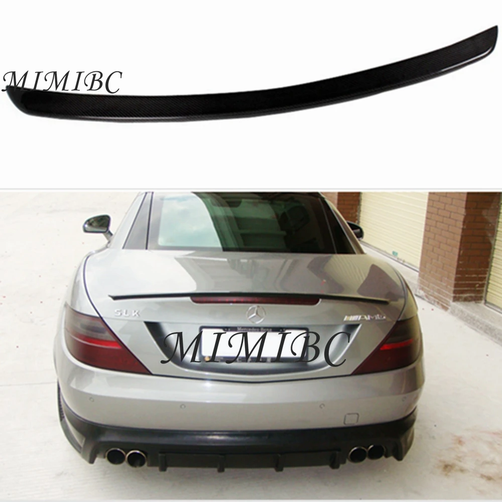Per Mercedes R171 R172 Mercedes Slk Classe R171 Slk200 Slk280 Slk300 Slk350 Spoiler 2004-2020 In Fibra Di Carbonio Tronco Spoiler Ala