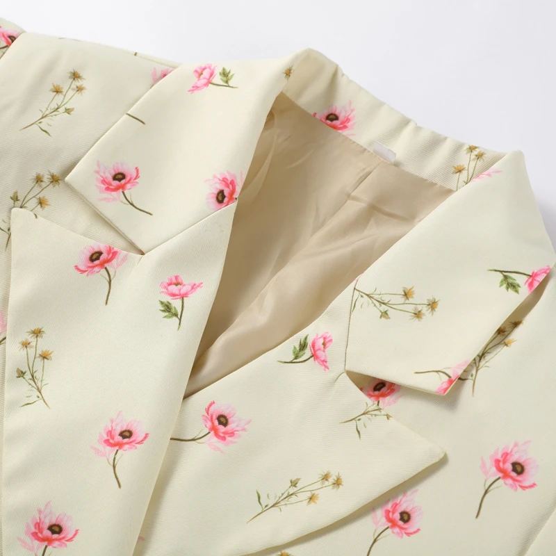 Elegant Commute Suit jacket Female Lace-Up Loose Pocket Patchwork Lapel Party Looks Outwear For Women Bandage Coat jacket 2025