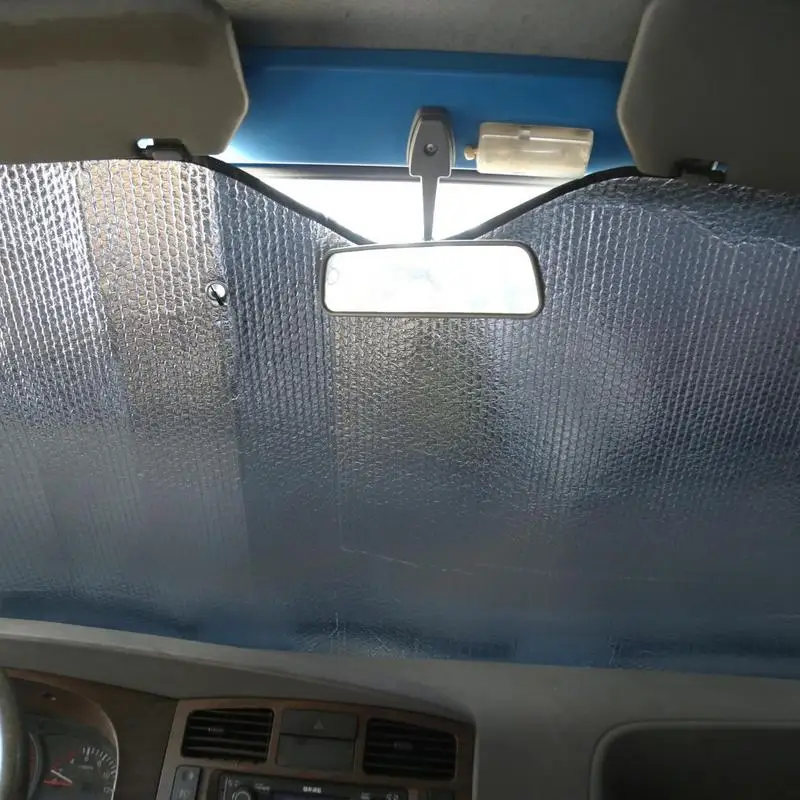 220x80cm Car Window Sun Shade Windshield Snow Ice Anti-UV Protection Front Rear Windshield Block Cover Visor Auto Accessories windshield sunshade car sunshade windshield sun shade