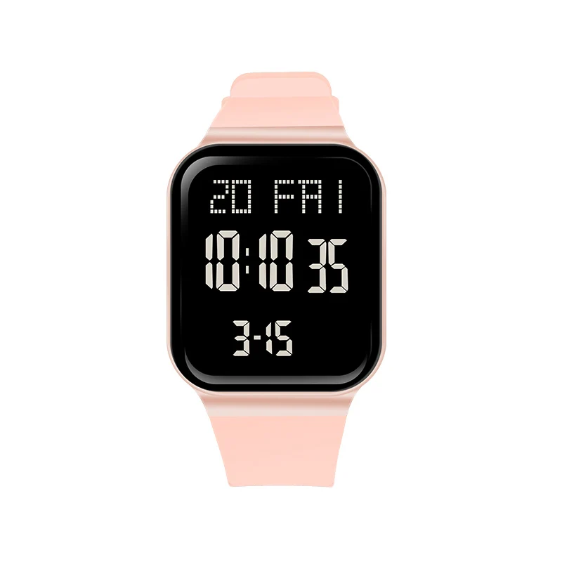 Unisex Trendy Sports Waterproof Multifunctional Digital Watch