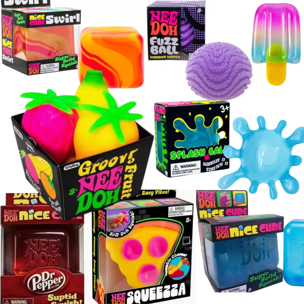 Pizza Sensory Squishy Cube 1