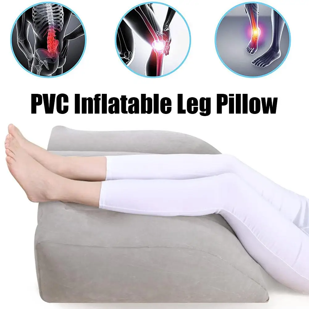 Leg Pillow Portable Inflatable Elevation Wedge Leg Foot Pillow Elevation Camping Car Inflatable Bed Wedge Leg Lift Pillow Lift Cushion