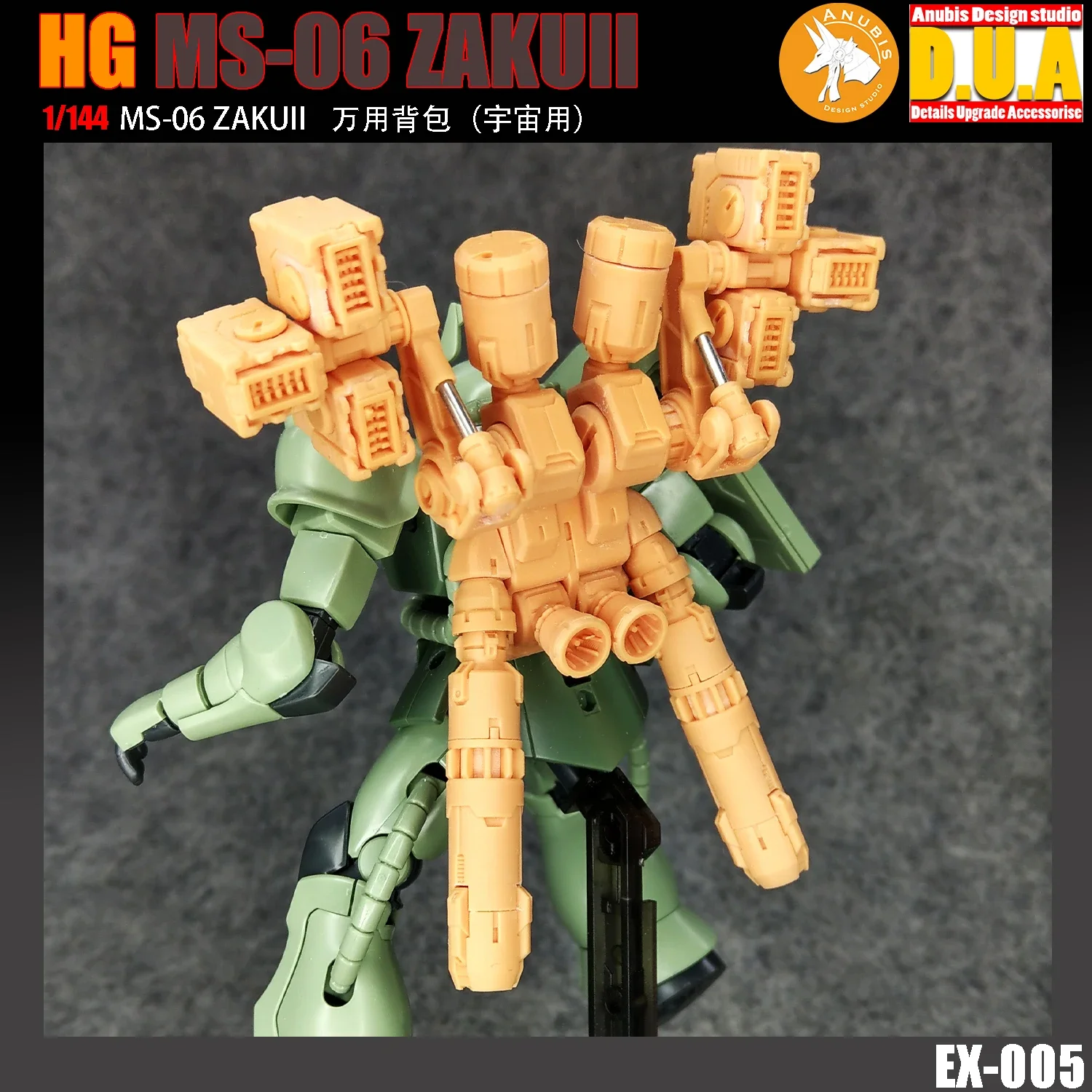 ANUBIS EX005 모델 세부 업그레이드 액세서리, 군비 시스템, HGUC 1/144 MS-06S ZAKU II 모델, 취미 DIY 배낭 부품