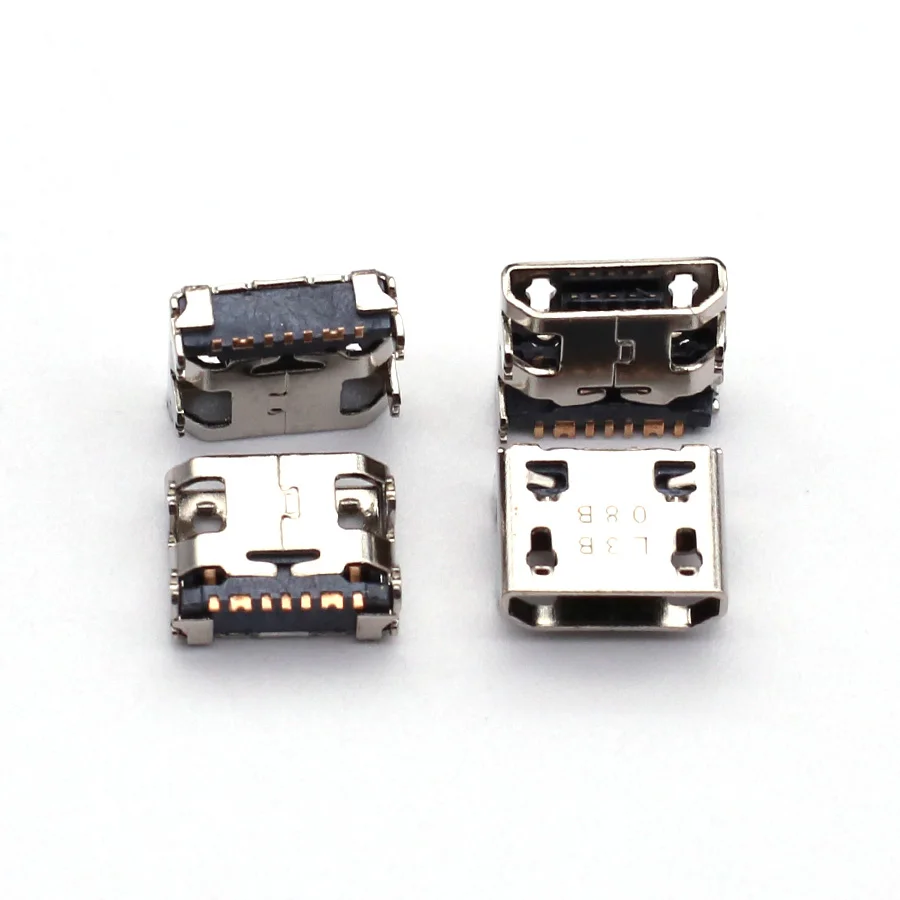 Connettore Presa Jack Di Ricarica Micro Mini Usb Da 30-100 Pezzi Per Telefoni Cellulari Samsung Galaxy Trend Ii,S5280,S5282 Fame,S7262,S7710