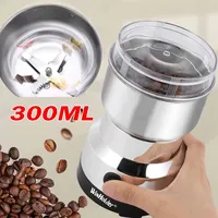 Powerful Home Electric Coffee Bean Grinder Nut Seed Herb Grind Spice Crusher Mill Blender Machine Stainless Steel 1