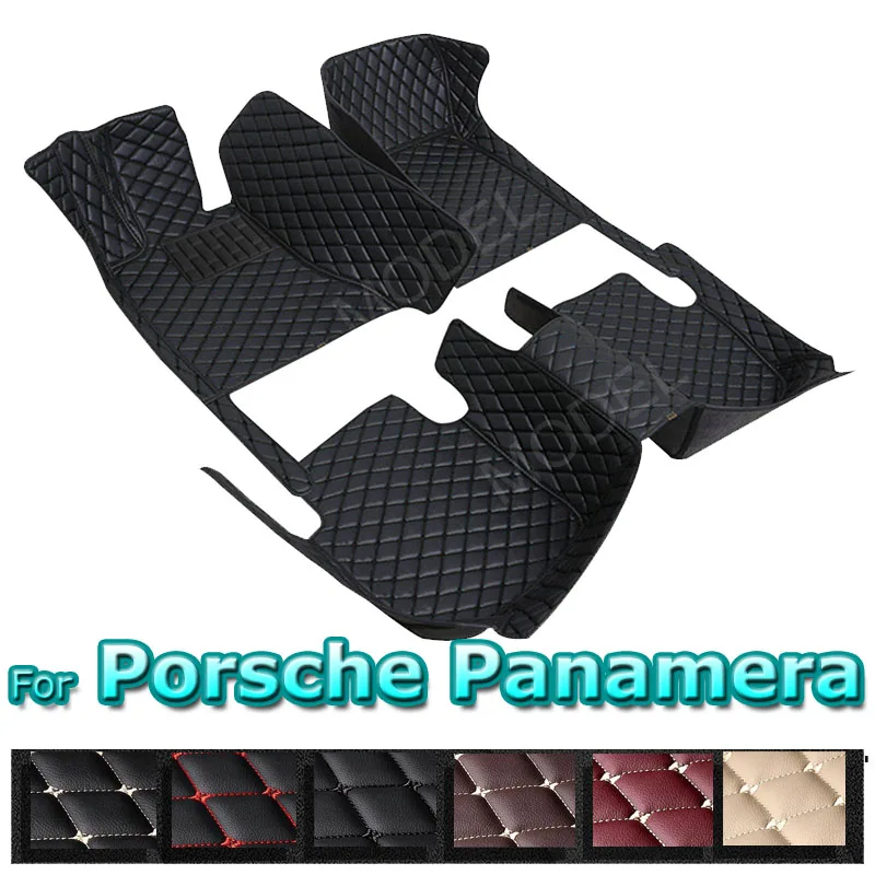 

Автомобильные коврики для Porsche Panamera 970, шасси G1, SWB, 4 сиденья, 2009 ~ 2013, противоударные автомобильные коврики, аксессуары для правого руля