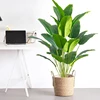 1pc Artificial Plants Large Tropical Palm Tree Fake Banana Plants Leaves Real Touch Plastic Monstera For Home Garden Party Decor 4 1pc Artificial Plants Large Tropical Palm Tree Fake Banana Plants Leaves Real Touch Plastic Monstera For Home Garden Party Decor 4