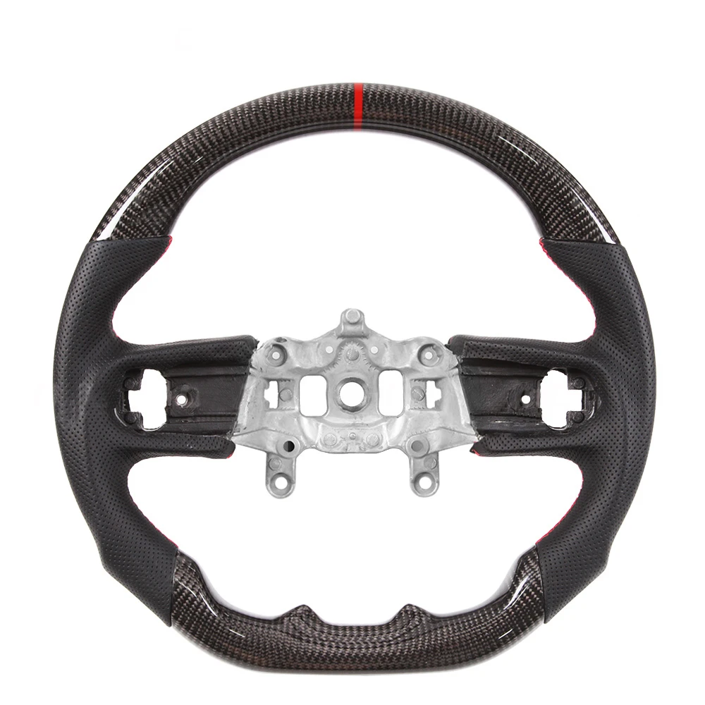 

Рулевое колесо из углеродного волокна для Jee Wrangler JL 2018 2019 2020, рулевое колесо из углеродного волокна