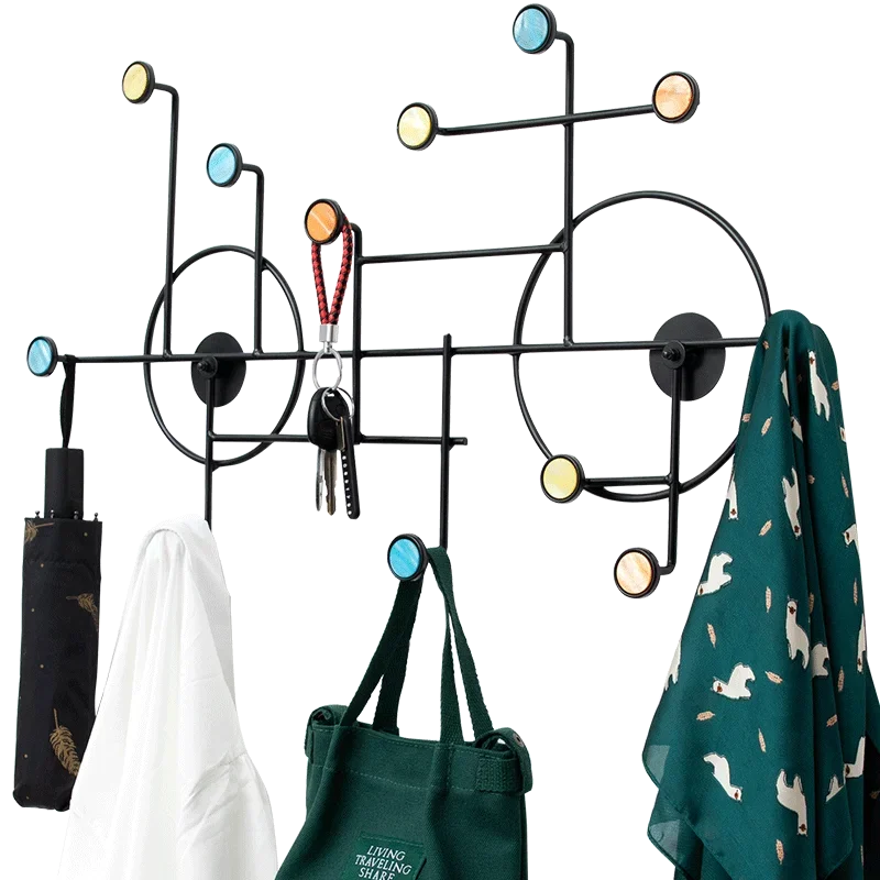 

Modern Entrance Clothes Rack Wall Moun Bedroom Aesthetic Detachable Clothes Rack Minimalist Place Saving Perchero Hall Furniture