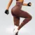 Women Yoga Fitness Sport High Waist Butt Lift Curves Workout Tights Elastic Gym Training Pants Seamless Legging CK1718 7