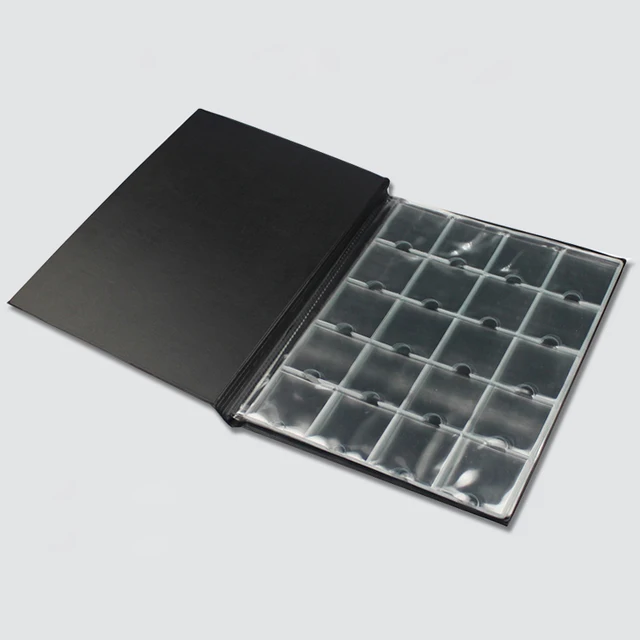 200 Dcs Coins Album A Fit Cardboard Coin Holders Professzionális Érme Gyűjteménykönyv Jelvények Tokens - Image 5