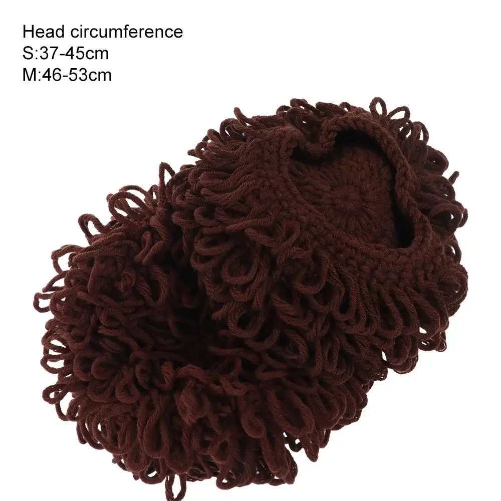 Lovely Cute Knit Cap Kid Baby Accessories Gift Headwear Sweet Toddler Wig Hat Afro-hair Hat Mad Scientist Hat Dreadlocks Hat