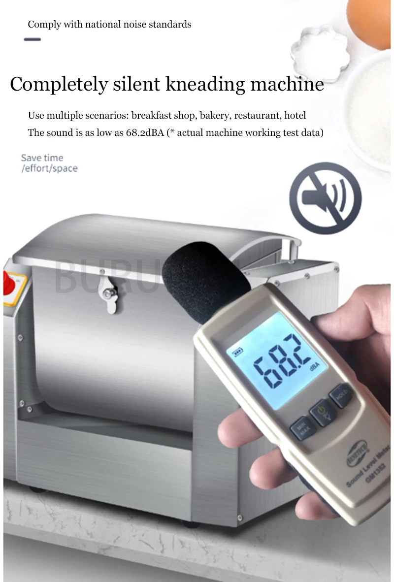 Description Picture 5 of itemCommercial Electric Dough Mixer Machine Kneading Capacity Food Processor Cooking Appliances Pizza Noodles