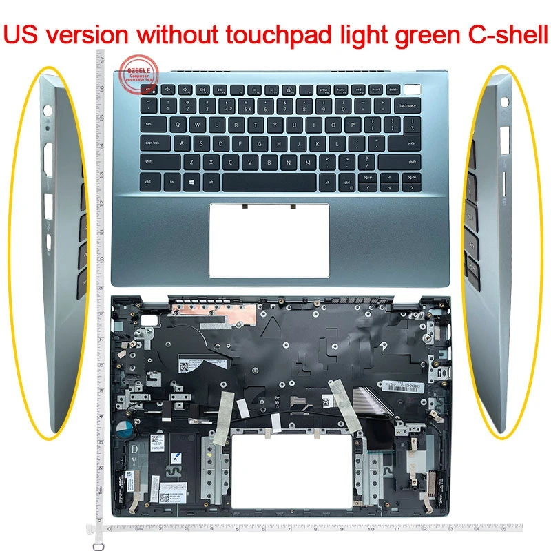 

New Palmrest top case cover for DELL Vostro 14 V5401 V5402 US Keyboard Upper case without backlight