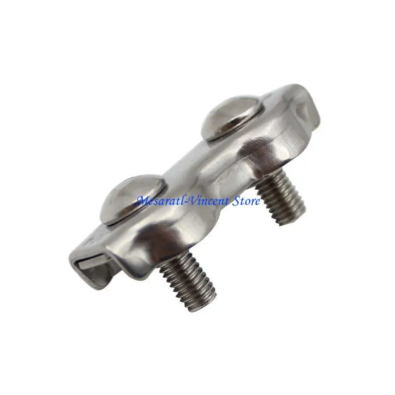 A70F Doppelklemmen Schnalle Drahtseilklemme Edelstahl 2mm 3mm 4mm 5mm 6mm 8mm 10mm – Detail 8