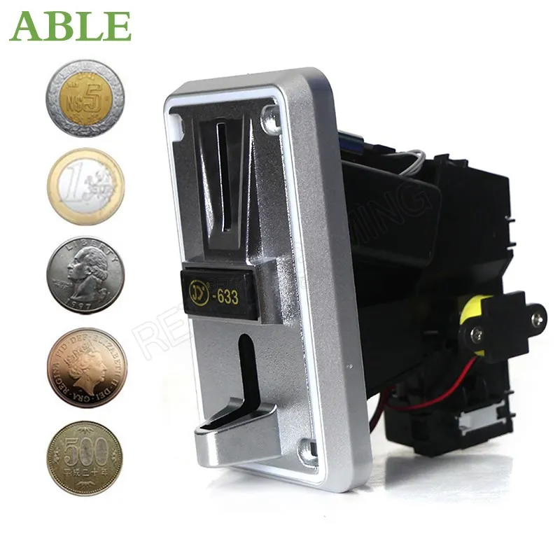 JY-633 Arcade Muilt Coin LED Coin Acceptor Coin Selector Plastic Electronic for Slot Vending Crane Machine Accessory electronic hot air plastic welding gun torch welder heat hot tools kit nozzle and roller accessories ac 220v 1600w