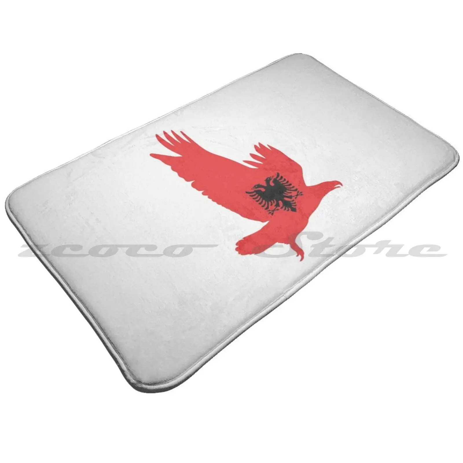 Мягкий Нескользящий Коврик с флагом Королевский Орел из Албании коврик подушка