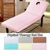 Quilt Cover SPA Fitted Sheet Massage Table Beauty Salon Massage Bedsheet Soft Face Breath Hole Beauty Elastic Massage Bed Cover 2