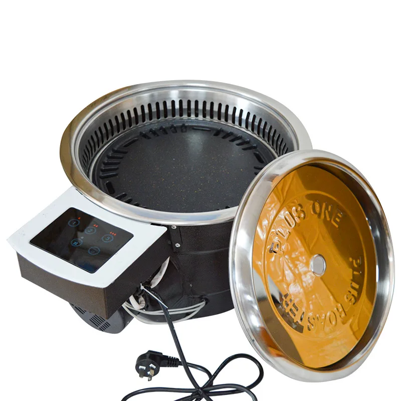 Griglia Elettrica BBQ Da Tavolo - 2200W Per 4-8 Persone | Piastra Teppanyaki Senza Fumo Per Interno - Foto 5