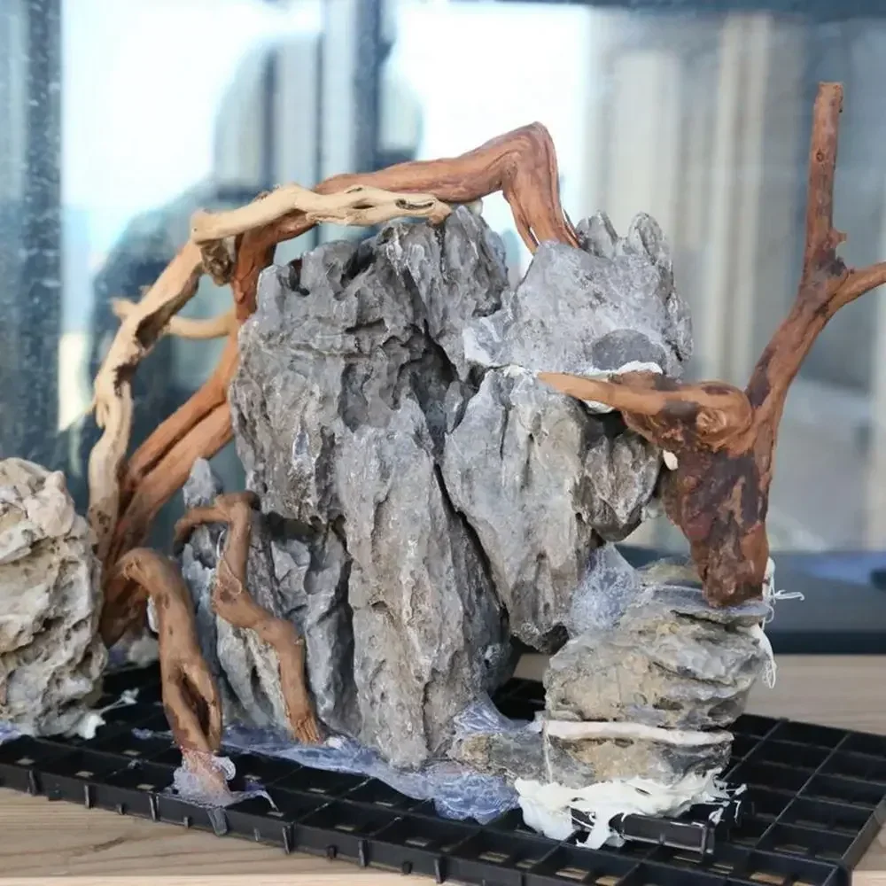 Fish Tank Ornament Landscaping Decoration Wood Natural Trunk Driftwood Tree Aquarium Plant Stump 1 Pcs fish tank ornaments,mini landscape ornaments,fish tank decorations,aquarium ornaments