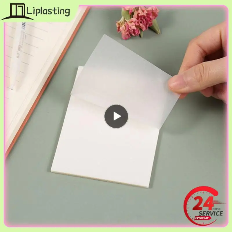 

Pet Creative Notes Convenient Colorful Notes Innovative Popular Clear Index Notes Self-adhesive Note Stationary Transparent Note