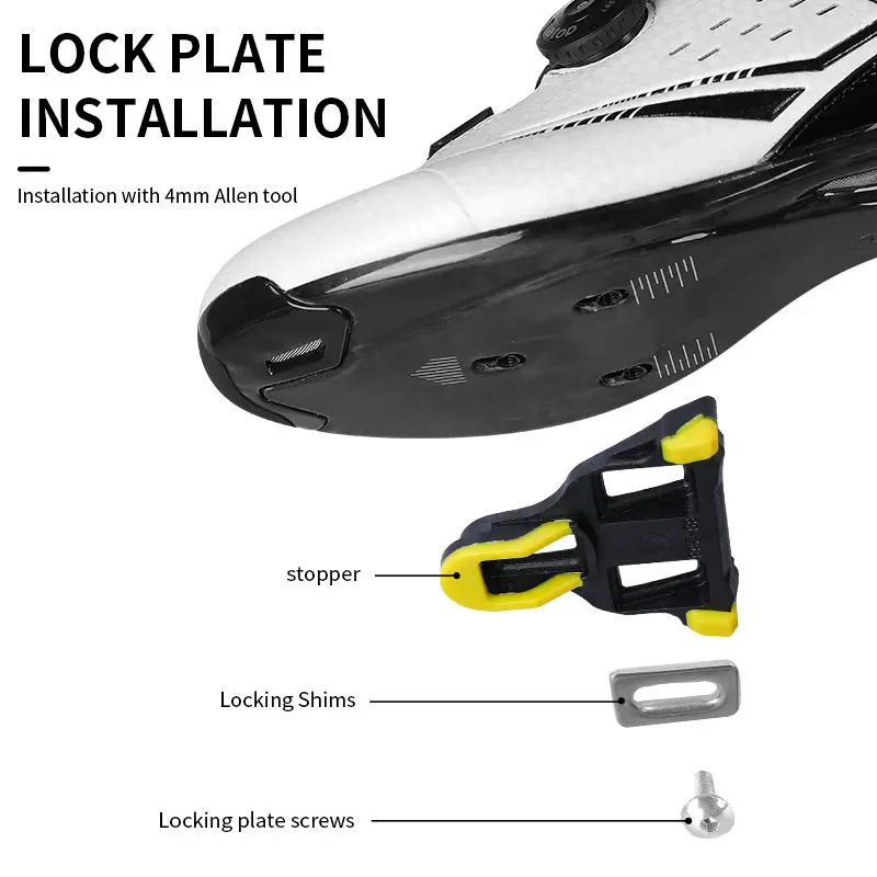 Bicycle Pedals Self-Locking for Mountain Road Bike