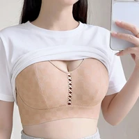 Summer Cool Mesh Large Breast Bra C-G Cup Slim 3D Breathable Invisible Ultra-Thin 0.1cm Stable Shock Resistant Fabric Underwear