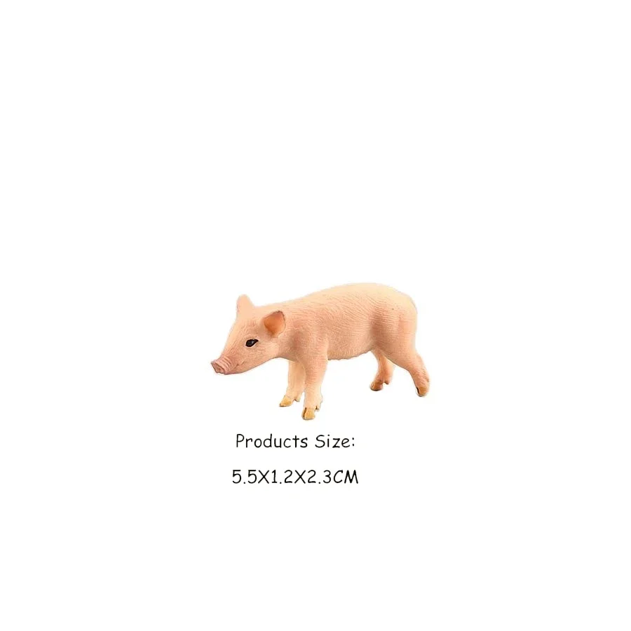 Pig Family Figurine Set - Animal Farm Toy Collection