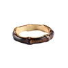 Nilerun Vintage Unique Handmade Rattan Wood Thick Real Natural Bamboo Root Bangle Unisex Bracelet for Couples Men and Women 2