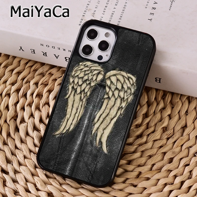 MaiYaCa walking dead daryl dixon wing Phone Case For iPhone 17 Air Pro MAX SE 2020 Plus coque Shell