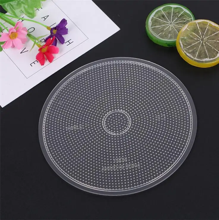 2,6 mm Hama Perlen Stecktafel Transparente Vorlage Board Pixel Art Puzzle Quadratisches Werkzeug DIY Figur Material Board Perler Perlen – Detail 1
