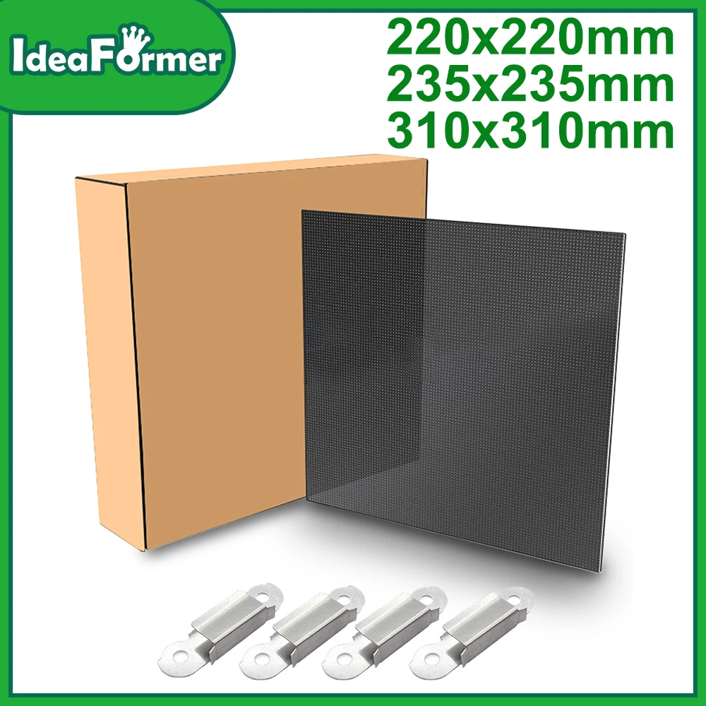 Ultrabase Vidro Treliça Plataforma de Cama Aquecida Construir Superfície Vidro Placa Cama Quente para Ender Ender Cr20 Pro Cr10 220 mm 235 mm 310 mm