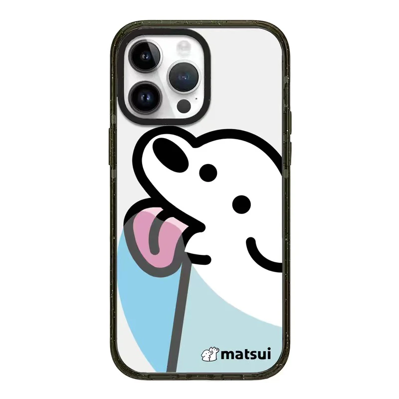 

MagSafe 2.0 Version Acrylic Upgrade Border Dog Phone Case Cover for IPhone 11 12 13 14 15 Pro Max Case for IPhone 15 Pro