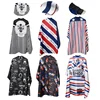 Hairdressing Coth Pattern Cutting Hair Waterproof Cloth Salon Barber Cape Professional Hair Stylist Retro Aprons Haircut Cape 2