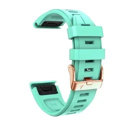 QuickFit 20mm Premium Silicone Watch Band Strap - QuickFit 20mm (Teal)