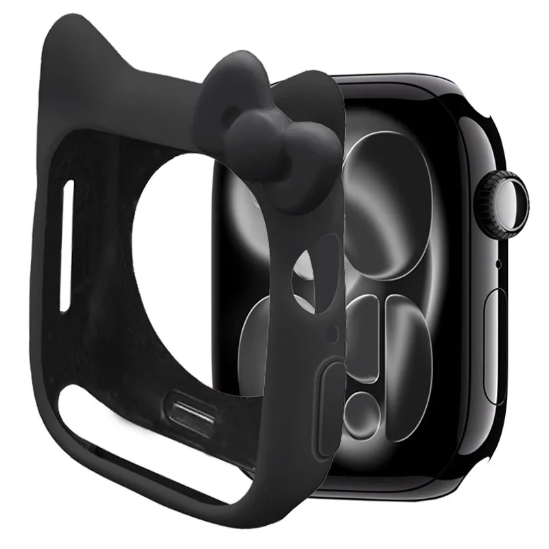 Stylish Cartoon Soft Silicone Protective Shell for Apple Watch - Bumper Cover