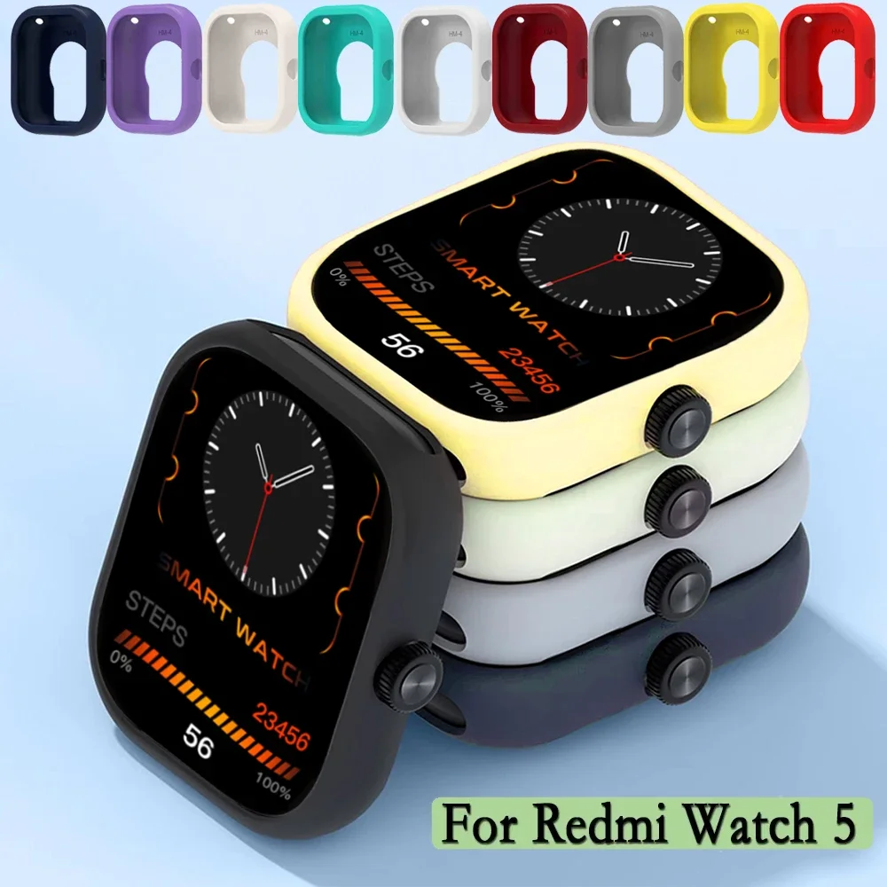 Enhanced Silicone Protective Watch Case – Soft, Anti-Scratch Decorative Cover Accessory