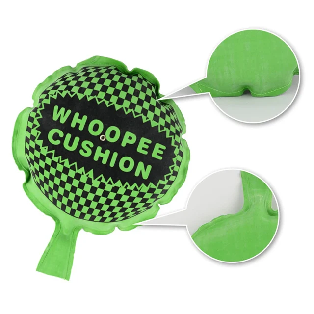 Coussin quiopié 3 tailles disponibles, jouets de farces de fête amusants, coussin de fesses en éponge, accessoires de farces pour amis, simulateur sonore de petage simulé 3