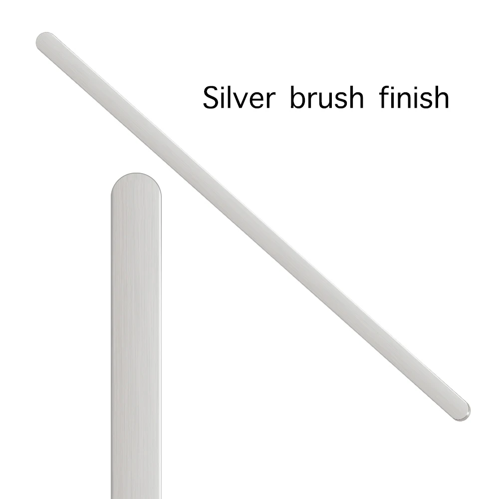 Brushed silver