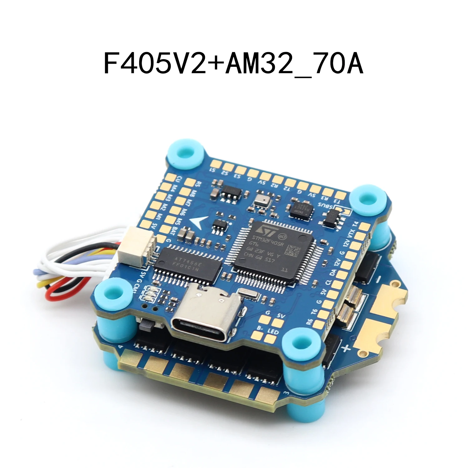 PAURC  F405 Flight Stack  8S F405 V2 Flight Control AM32 8S 70A ESC 30.5x30.5mm For FPV Racing Drone